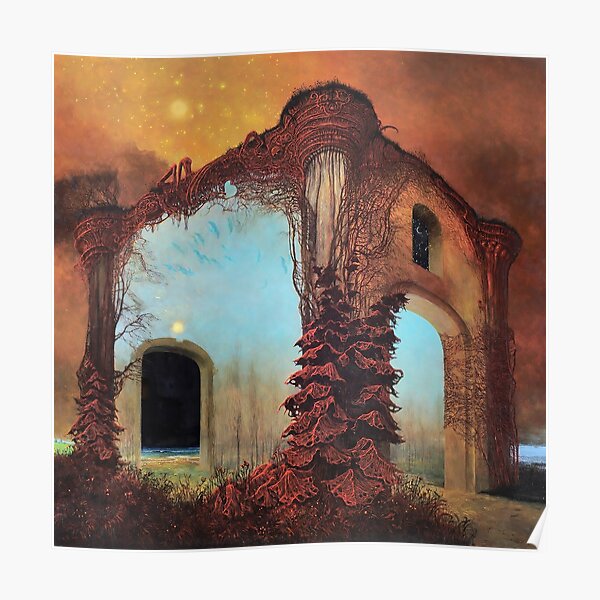 Untitled (The House) by Zdzisław Beksiński Poster