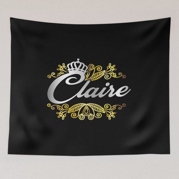 Item preview, Claire name design - Claire- i'm Claire,  gift for Claire - Happy birth day Claire, female name design  designed and sold by BAYIDESIGNER.