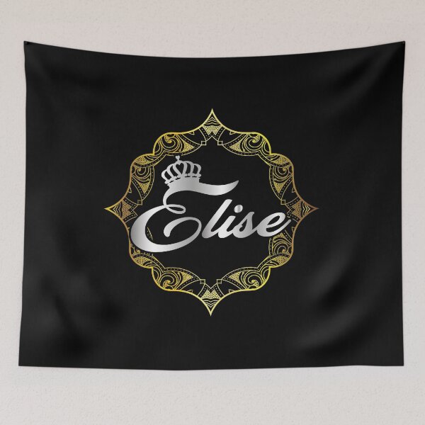 Item preview, Elise name design - Elise - i'm Elise,  gift for Elise- Happy birth day Elise, female name design  designed and sold by BAYIDESIGNER.