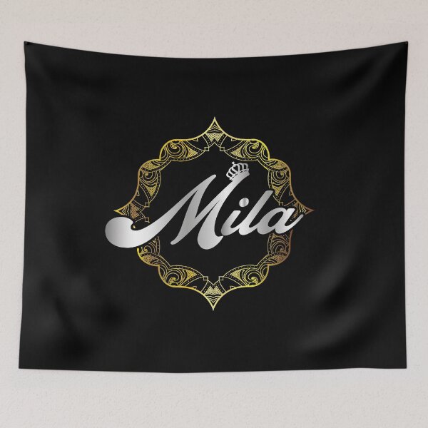 Item preview, Mila name design - Mila - i'm Mila,  gift for Mila - Happy birth day Mila, female name design  designed and sold by BAYIDESIGNER.