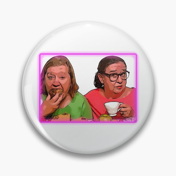 Item preview, Two Fat Ladies Tea Time  designed and sold by CoolGirlTeez.