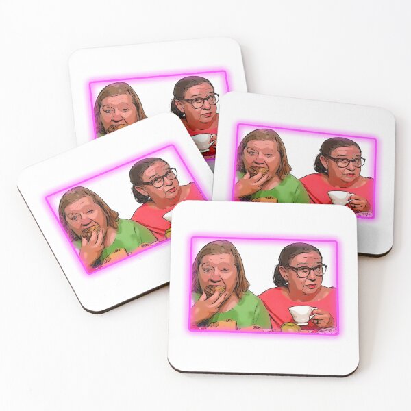 Item preview, Two Fat Ladies Tea Time  designed and sold by CoolGirlTeez.