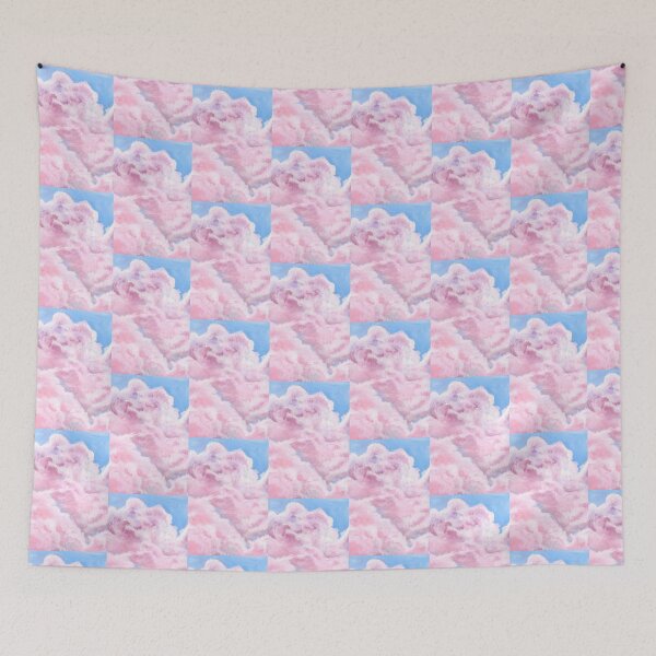 Item preview, Textured Pink & Purple Puffy Clouds in the Sky Aesthetic designed and sold by AmandaAngela.