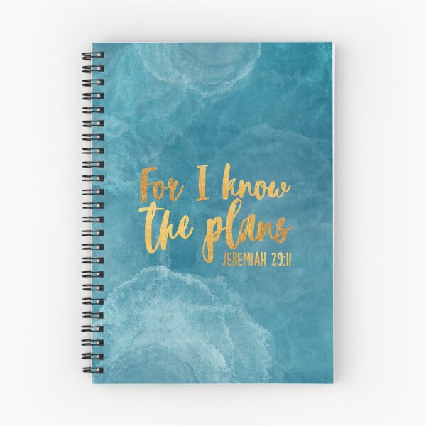 Item preview, For I know the Plans Jeremiah 29: 11 designed and sold by LeahsColorBox.