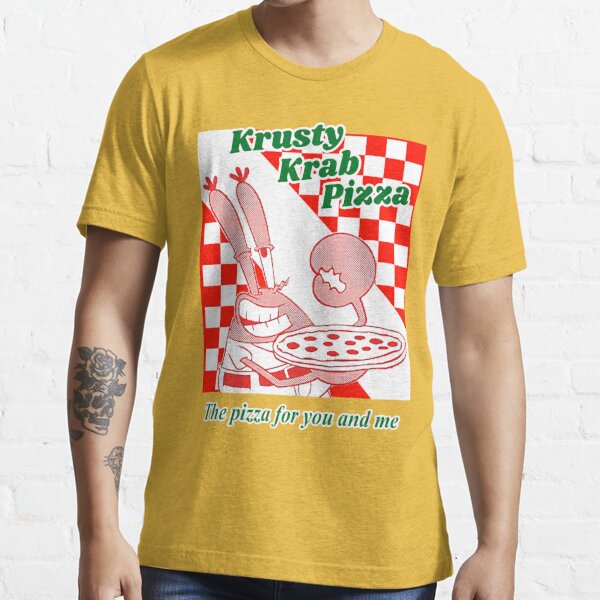 SpongeBob Shop  The Krusty Krab Pizza Short Sleeve Shirt – SpongeBob  SquarePants Shop