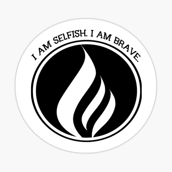 Sticker Dauntless Divergent Redbubble