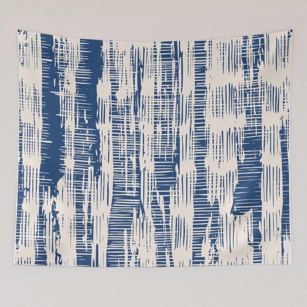 Item preview, Indigo batik designed and sold by questadesigns.