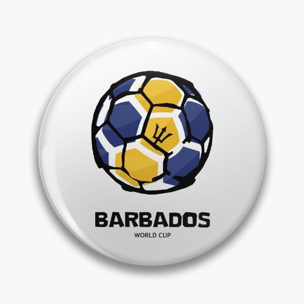 Item preview, Barbados Football Country Flag designed and sold by KewaleeTee.