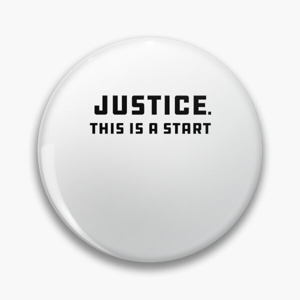 Item preview, JUSTICE - This Is A Start / Black Lives Matter / George Floyd wht designed and sold by iSalem.