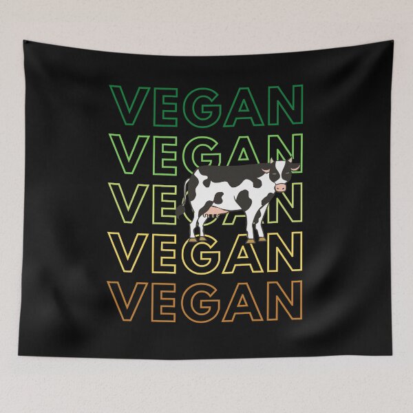 Item preview, Vegan Rainbow: Cow Design designed and sold by earthlingtees.