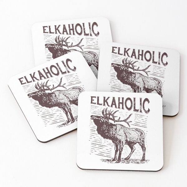 Item preview, Vintage Elkaholic Elk Hunting Retro Aesthetic Streetwear designed and sold by dived.