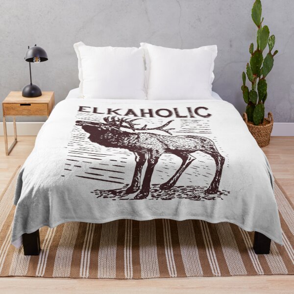 Item preview, Vintage Elkaholic Elk Hunting Retro Aesthetic Streetwear designed and sold by dived.