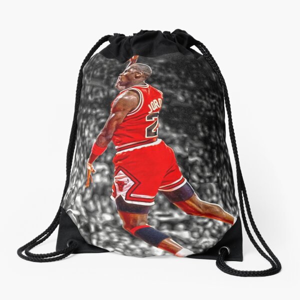michael jordan drawstring bag