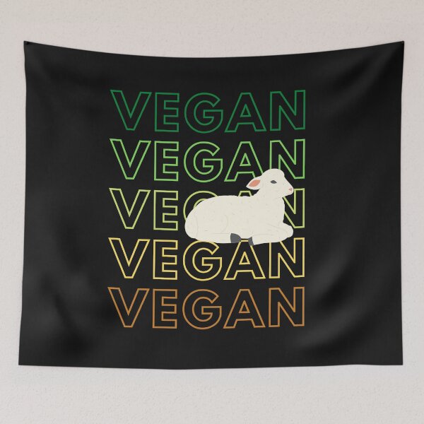 Item preview, Vegan Rainbow: Lamb Design designed and sold by earthlingtees.