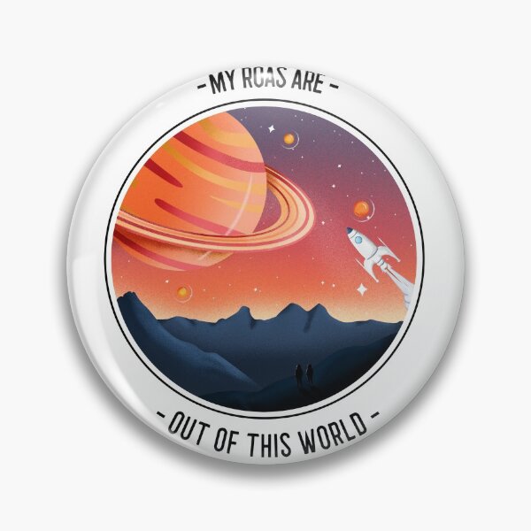 Item preview, My ROAs are Out Of This World - Rocketship designed and sold by RMHTees.