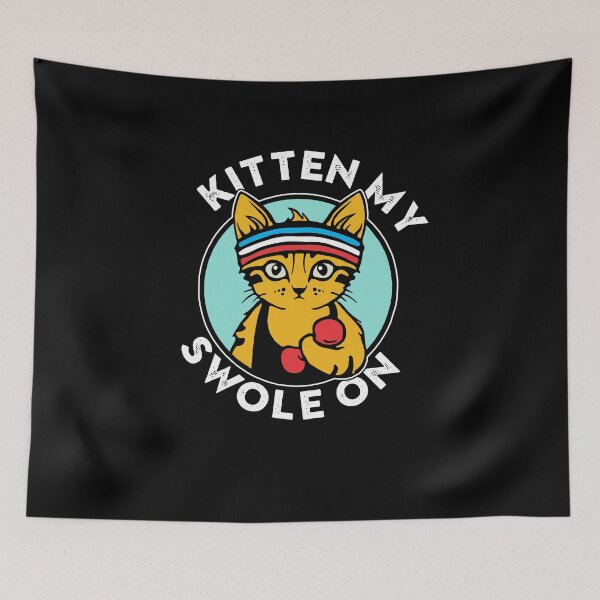 Item preview, Kitten My Swole On Funny Kitty Cat Lover Pets Aesthetic designed and sold by dived.
