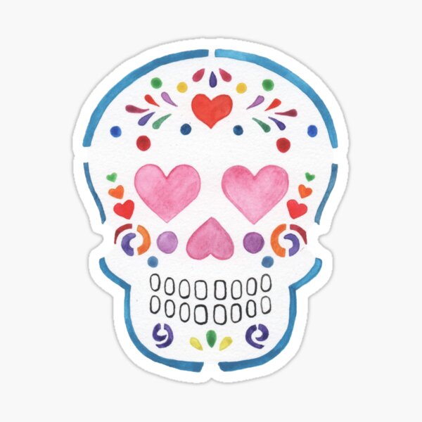 Sugar skull Pegatina