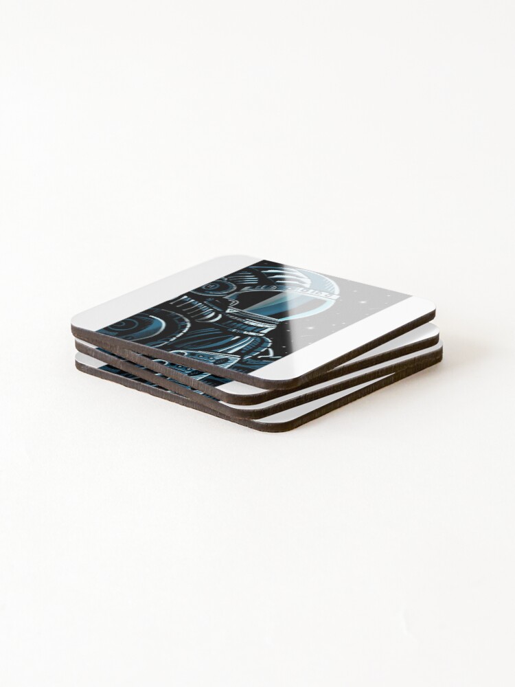 Thumbnail 4 of 5, Coasters (Set of 4), Astronaut designed and sold by InTheKitchen3.