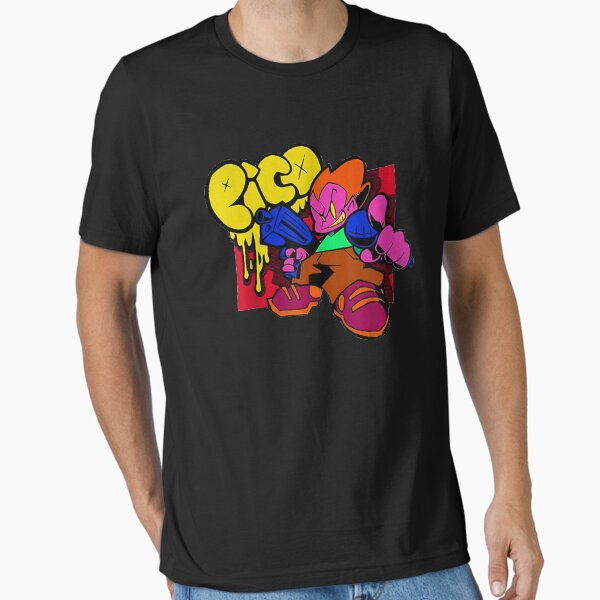 Item preview, Friday Night Funkin Pico T-Shirt Essential T-Shirt Gift For Fans, For Men and Women designed and sold by CrystalBois.