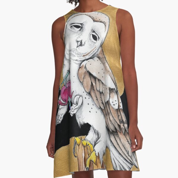"The Dark Don't Hide It" A-Line Dress