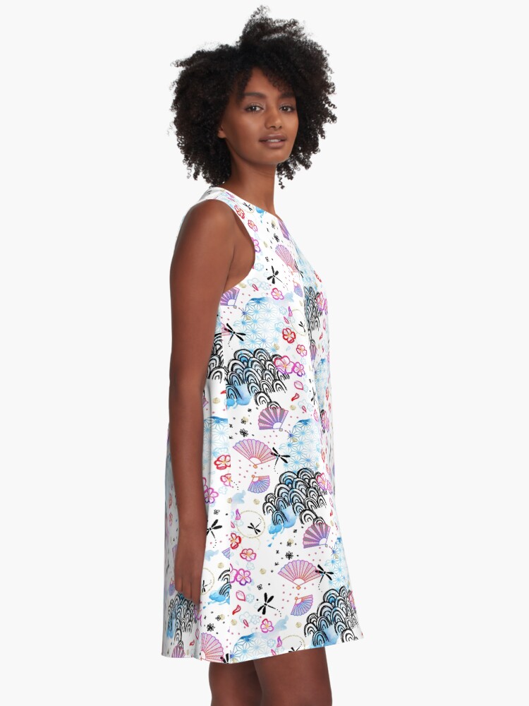 Alternate view of Elemental Garden A-Line Dress
