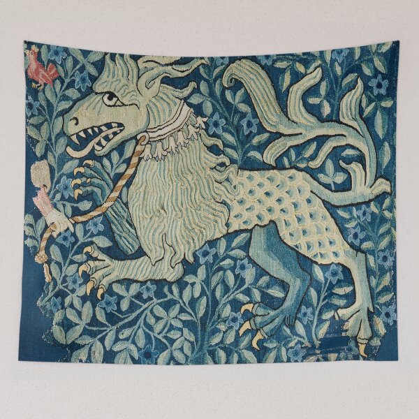 Item preview, Mythical Beast 15th Century Tapestry Fragment designed and sold by Freyas-Eventyr.