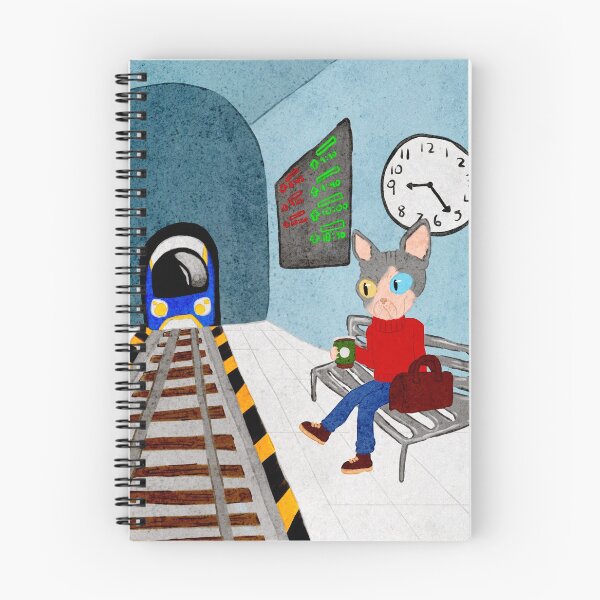 Item preview, Gato en el metro designed and sold by SwinginGraphics.