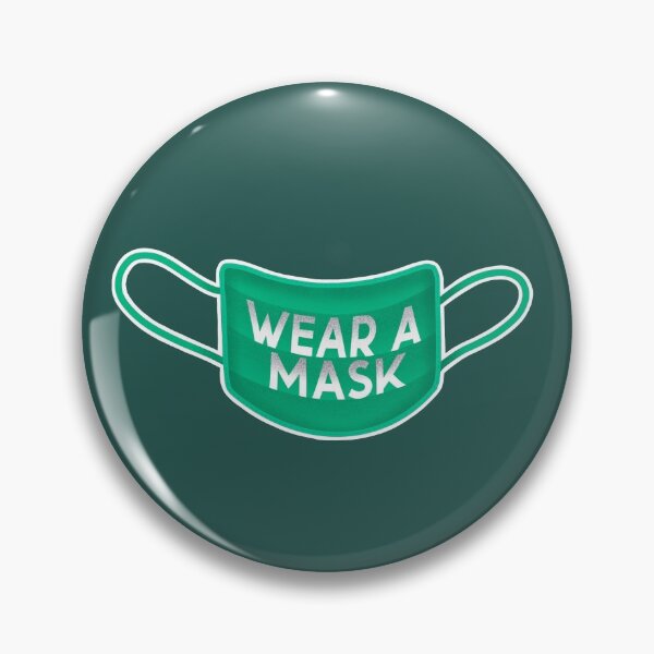 Item preview, Wear A Mask- Green designed and sold by Sopita2002.