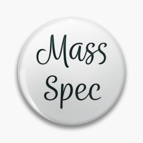 Item preview, Mass Spec - Cyan Cursive designed and sold by Artsy-Chemist.
