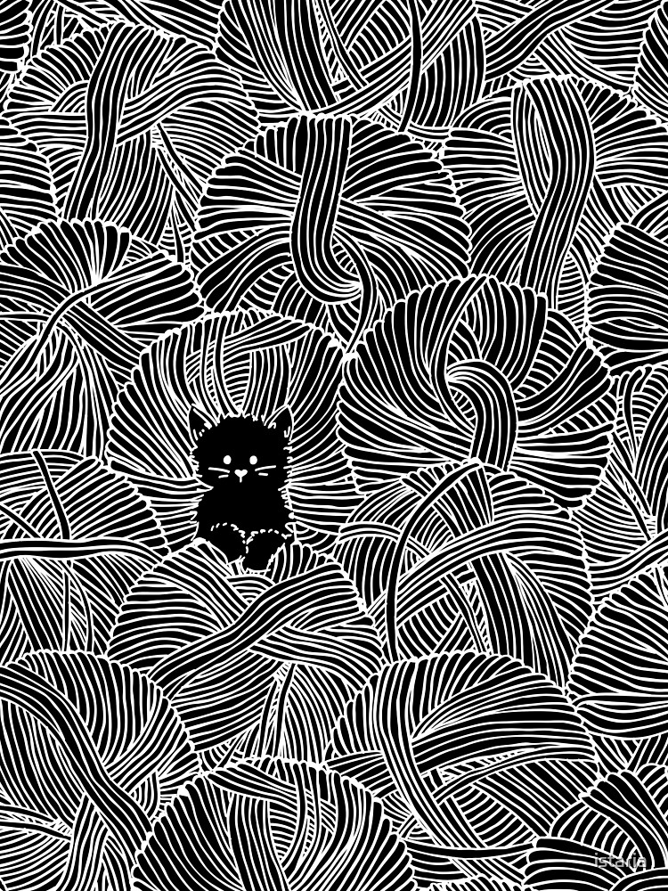 Yarn Ball Pit in Black by istaria