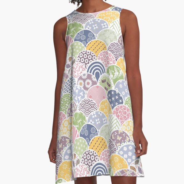 Spring Scales A-Line Dress