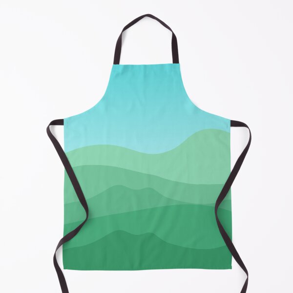 Item preview, 5 Shades of Green Hills in Gradient Blue Sky designed and sold by ShaunSandhu.