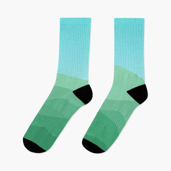 Item preview, 5 Shades of Green Hills in Gradient Blue Sky designed and sold by ShaunSandhu.
