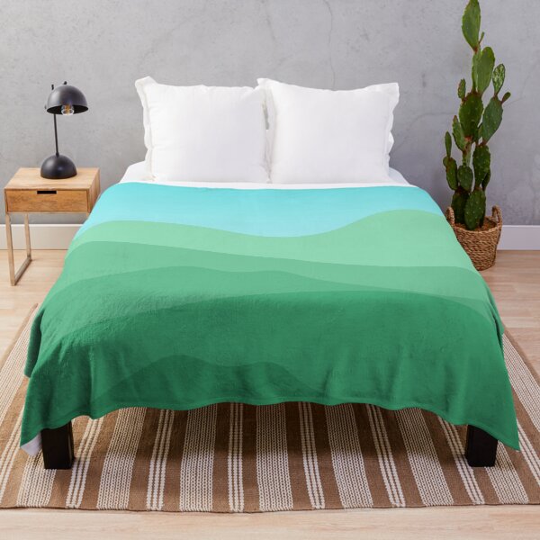 Item preview, 5 Shades of Green Hills in Gradient Blue Sky designed and sold by ShaunSandhu.