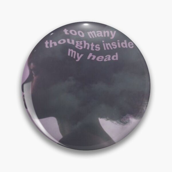 Item preview, "Too many thoughts inside my head" Black Woman designed and sold by jjkm18.
