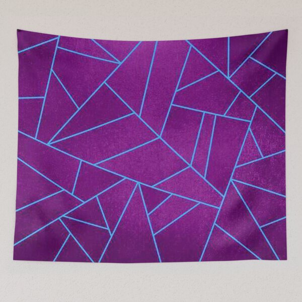 Item preview, Purple & Blue Geometric designed and sold by AZcustom.