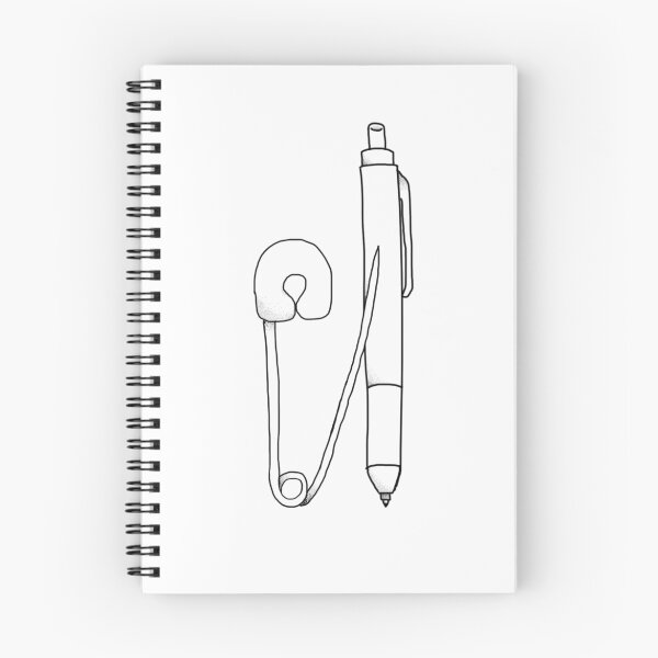 Item preview, The Front Bottoms Inspired Safety Pin & Ballpoint Pen designed and sold by andie-sun.