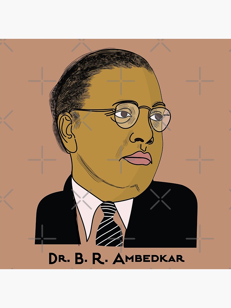 Brain8 Art - Dr. B. R. Ambedkar 14 - Water Resistant Canvas Gallery Wrapped  - Modern Contemporary Digital Painting for Home Decor and Office Décor - 36  Inch X 54 Inch (91 cm X 137 cm) : Amazon.in: Home & Kitchen