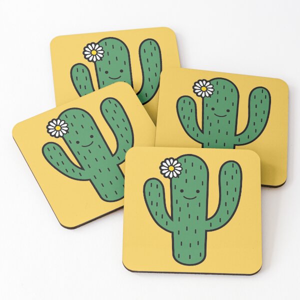 Artikelvorschau, Entzückendes lächelndes Saguaro-Kaktus-Gekritzel entworfen und verkauft von SLAG-Creative.