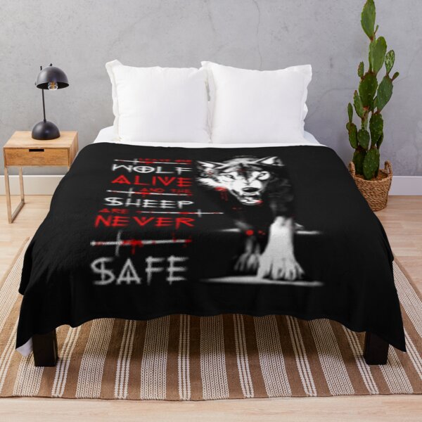 Item preview, leave one wolf alive and the sheep are never safe designed and sold by AnyaGibson.