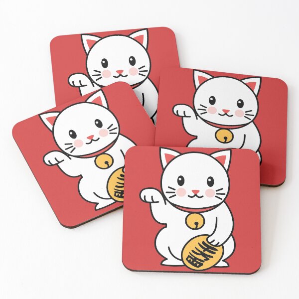 Item preview, Adorable Good Luck Cat Drawing designed and sold by SLAG-Creative.