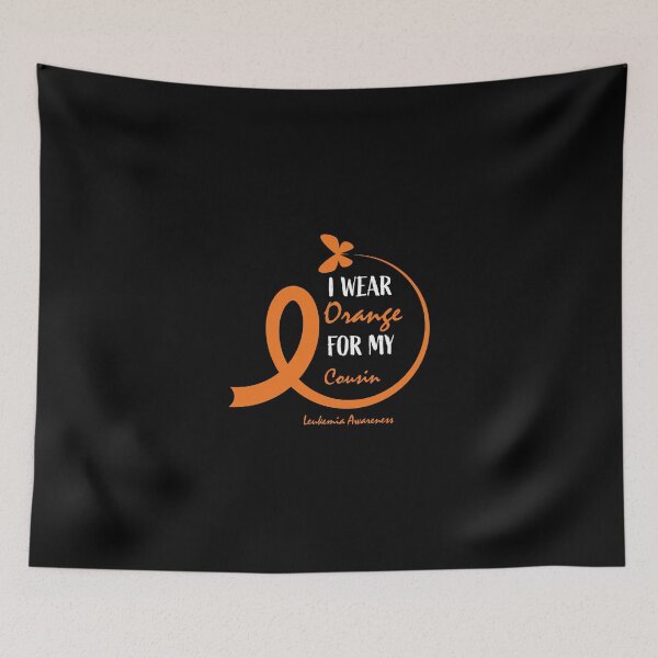 Item preview, Women Men I Wear Orange For My Cousin Leukemia Awareness designed and sold by mackpatsy.