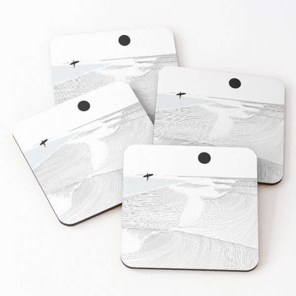 Item preview, Women Surfing Line Art designed and sold by SurfolioPrints.