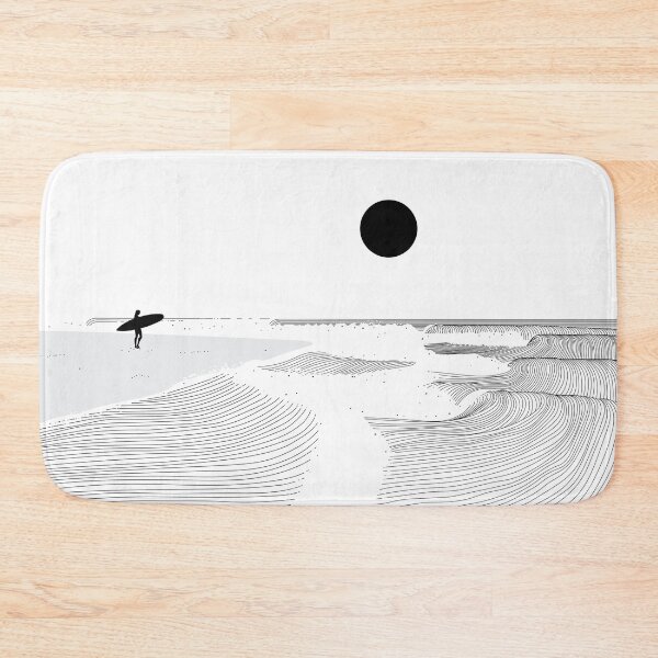 Item preview, Women Surfing Line Art designed and sold by SurfolioPrints.