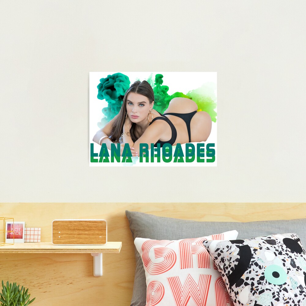 Lámina fotográfica for Sale con la obra «Lana Rhoades» de martajesica |  Redbubble