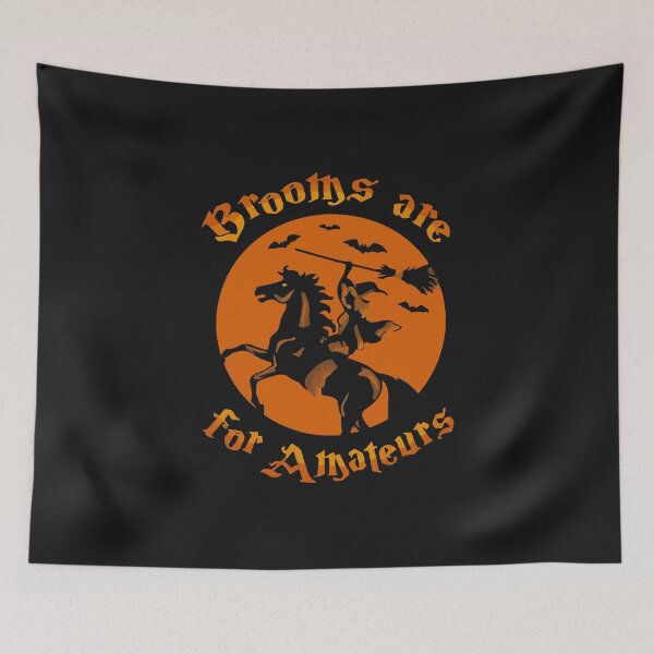Item preview, Brooms are for amateurs halloween tshirt designed and sold by AnyaGibson.