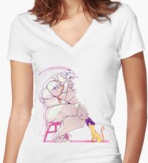 Alphonse Elric, Fullmetal Alchemist Women's Fitted V-Neck T-Shirt