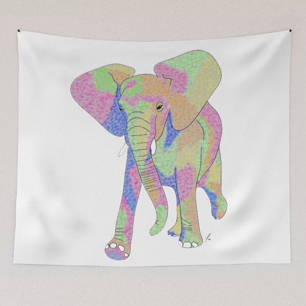 Item preview, Spray Painted Elephant designed and sold by Coloursofchaos.