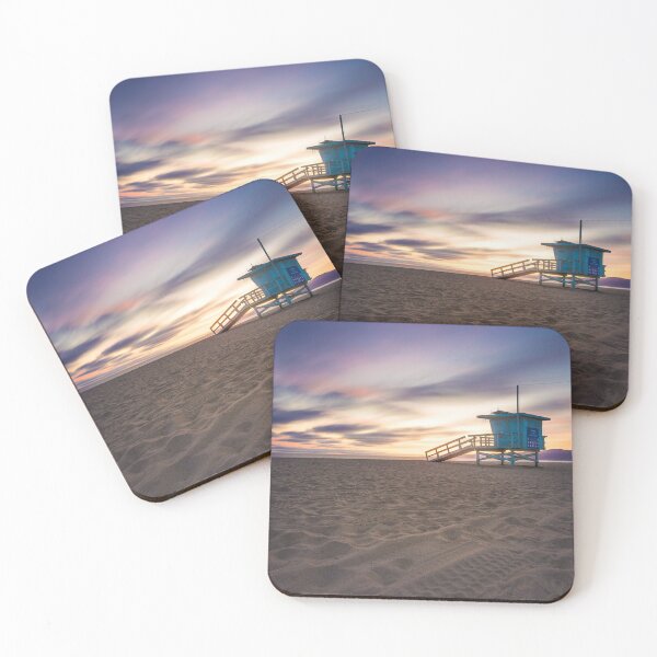 Item preview, LA lifeguard hut sunset   designed and sold by Theshopofshops.