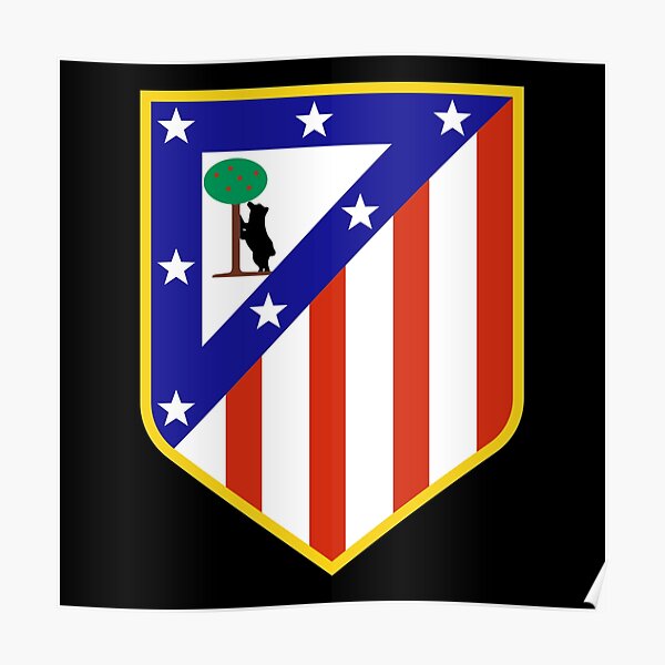 Atletico Madrid Logo Posters Redbubble